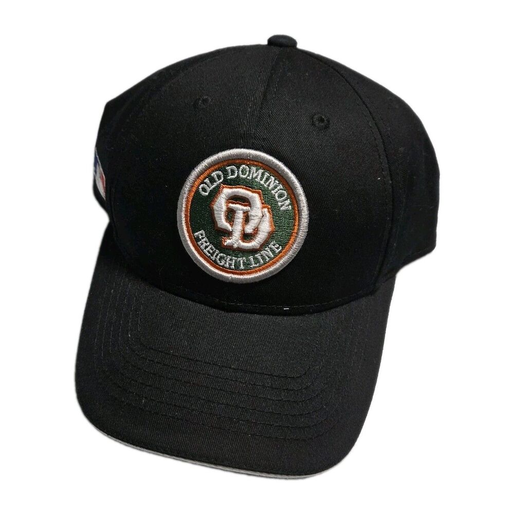 Old Dominion Freight Line Hat Strapback Black MLB Official Freight Carrier Cap